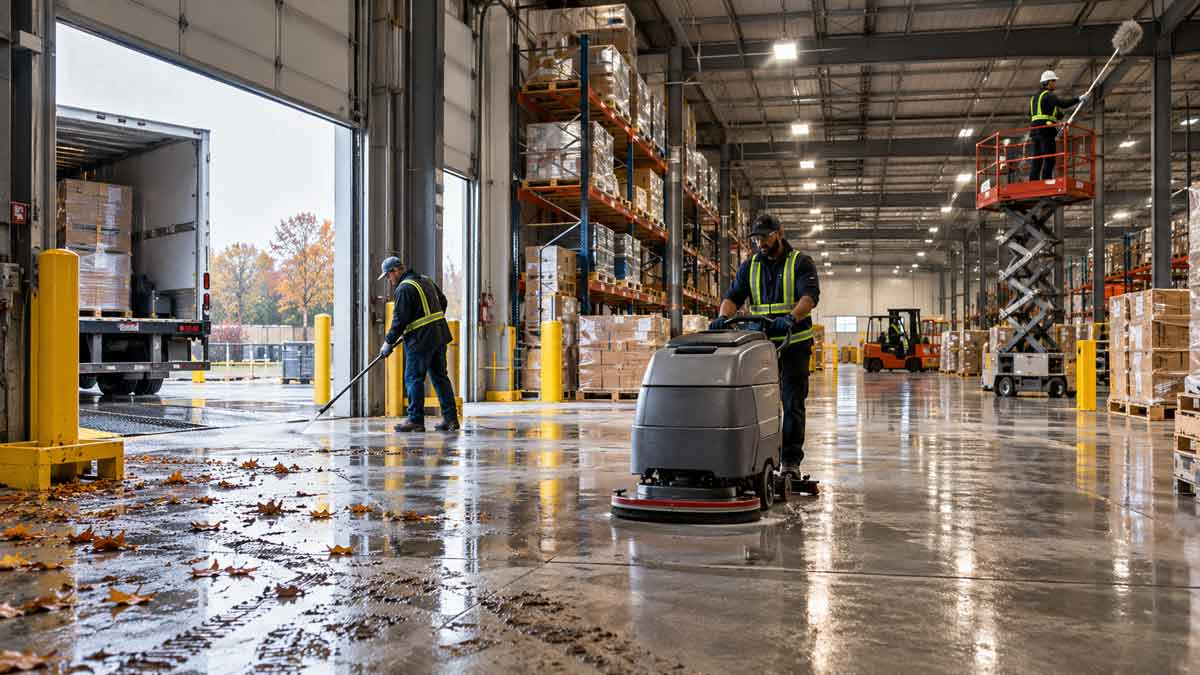 Seasonal industrial cleaning challenges for warehouses in Atlanta